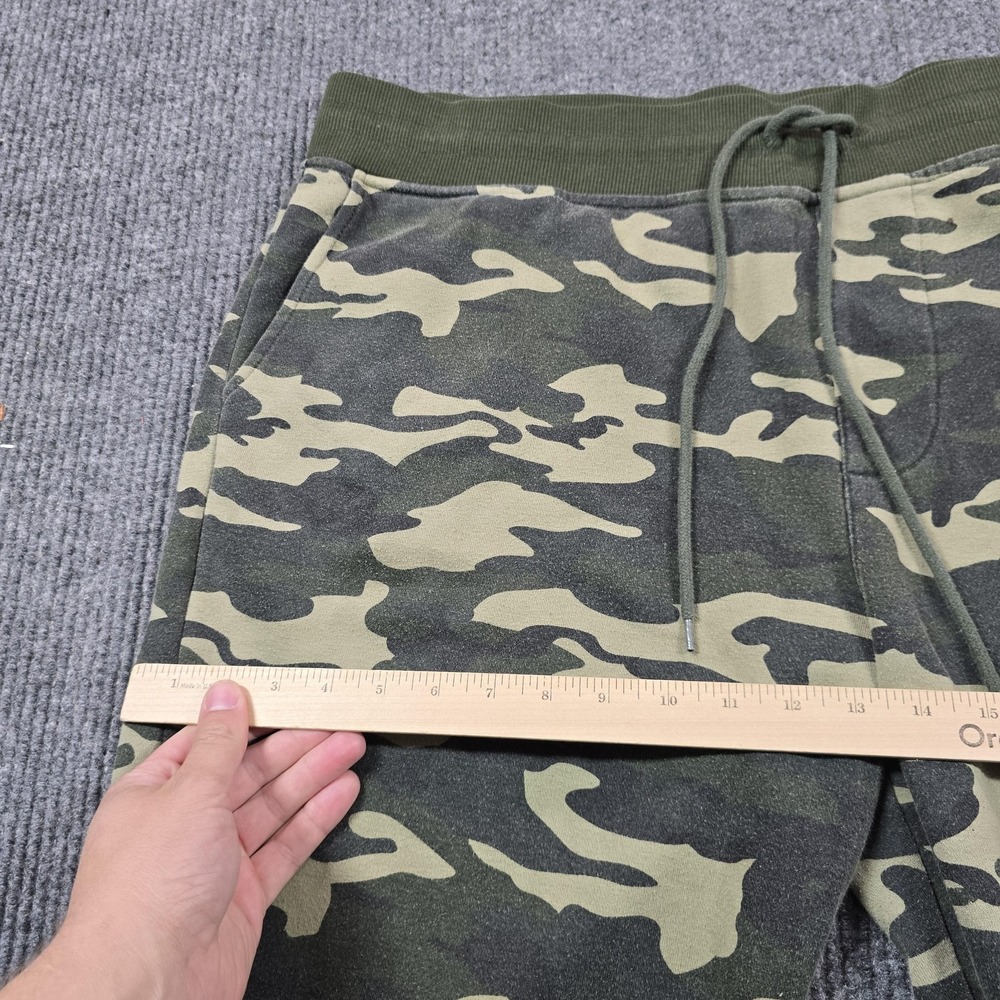 True Religion Jogger Pants Mens 2XL‎ Green Camo Fleece Drawstring Waist Pockets - Picture 11 of 14